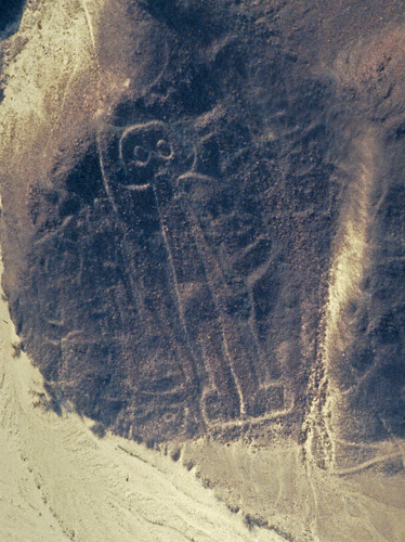 PERU-STOCK PHOTOGRAPHY-nazca spaceman;ROYALTY-FREE DIGITAL IMAGES